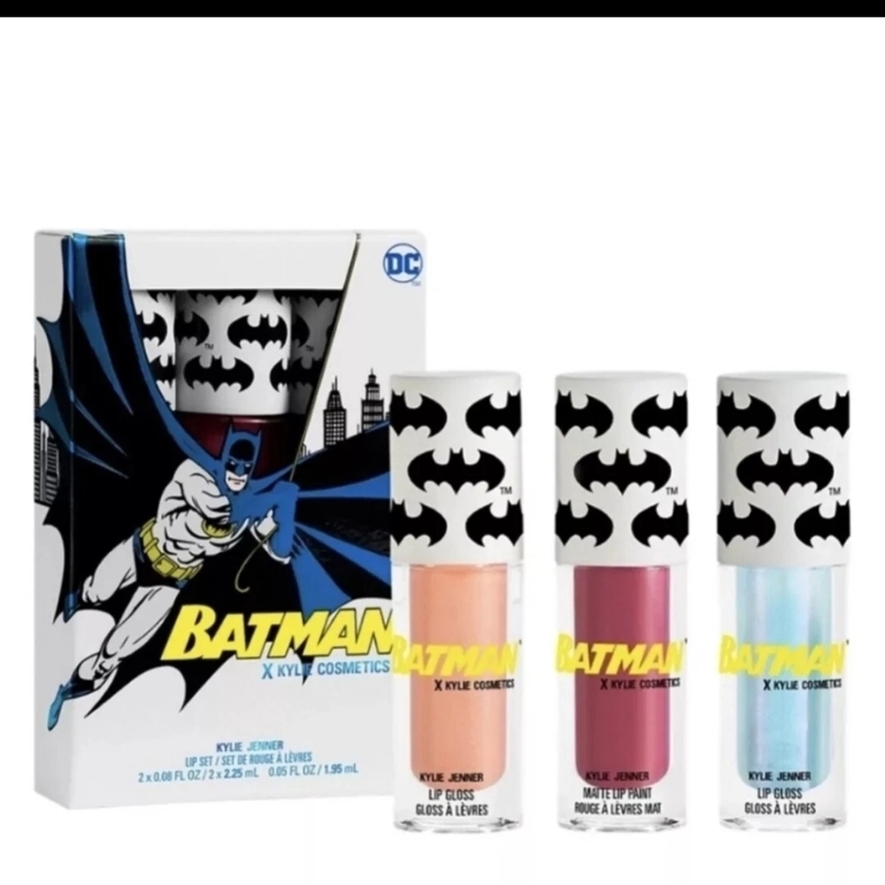 Limited Edition Lip Gloss Set by Kylie Cosmetics | Batman